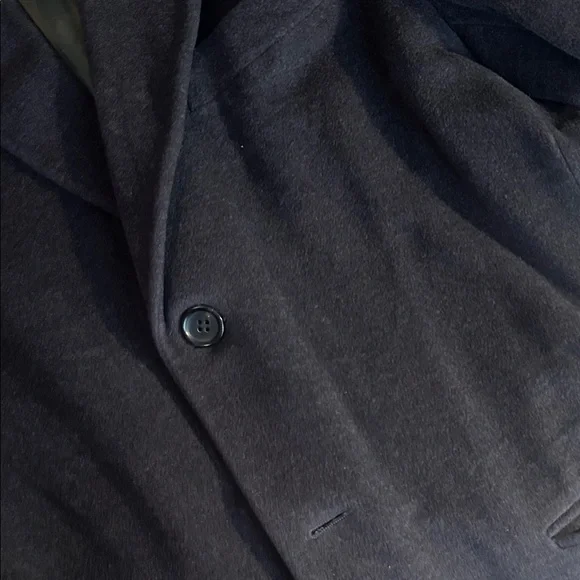 ARMANI dark grey overcoat - size 8 - Picture 2 of 5